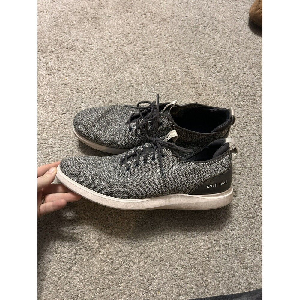 Cole Haan Shoes Mens 11.5M Grand‎ Plus Essex Distance Knit Oxford Gray C30821